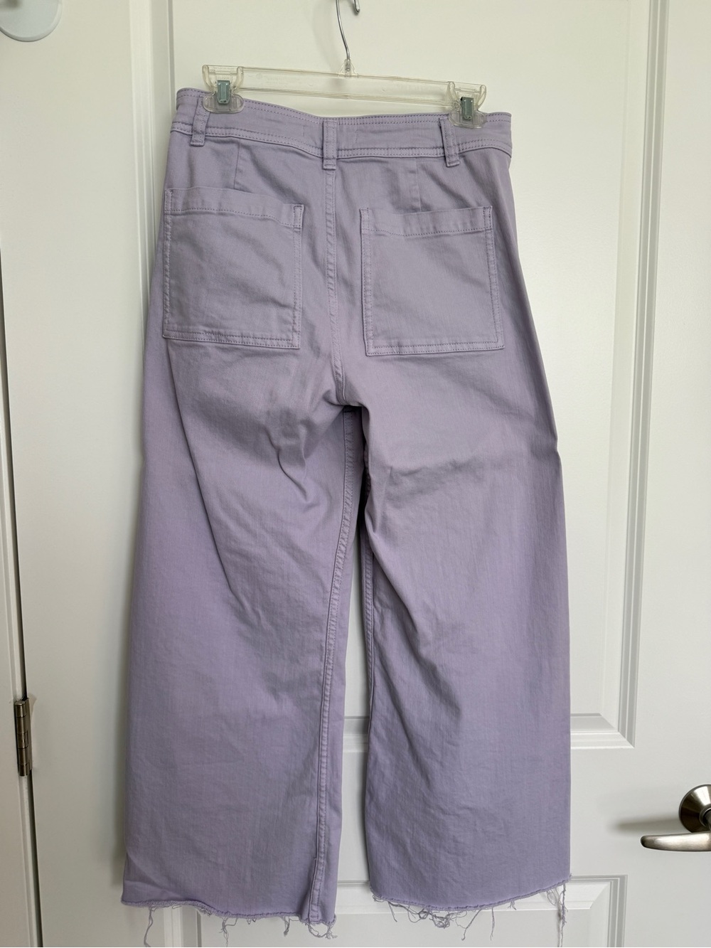 Antonio Melani | Wide Leg Cotton-Linen Blend Pants in Light Lavender - Picture 5 of 5